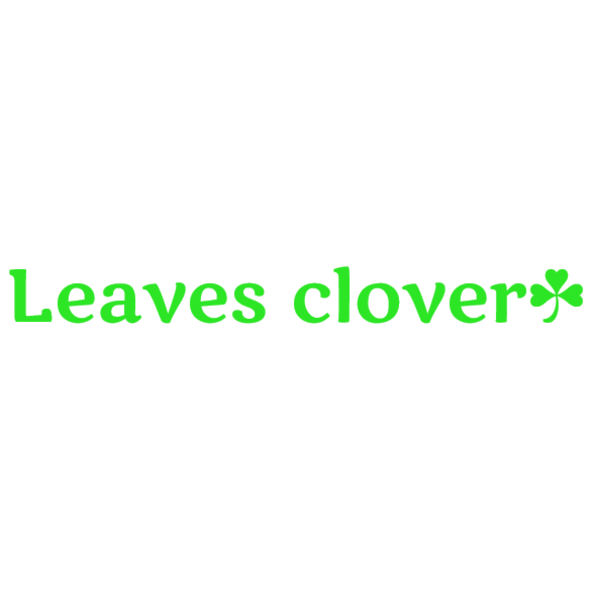 Leaves clover