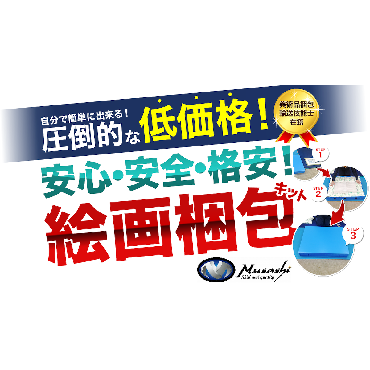 art梱包資材.com │ 絵画梱包キットを全国へお届け