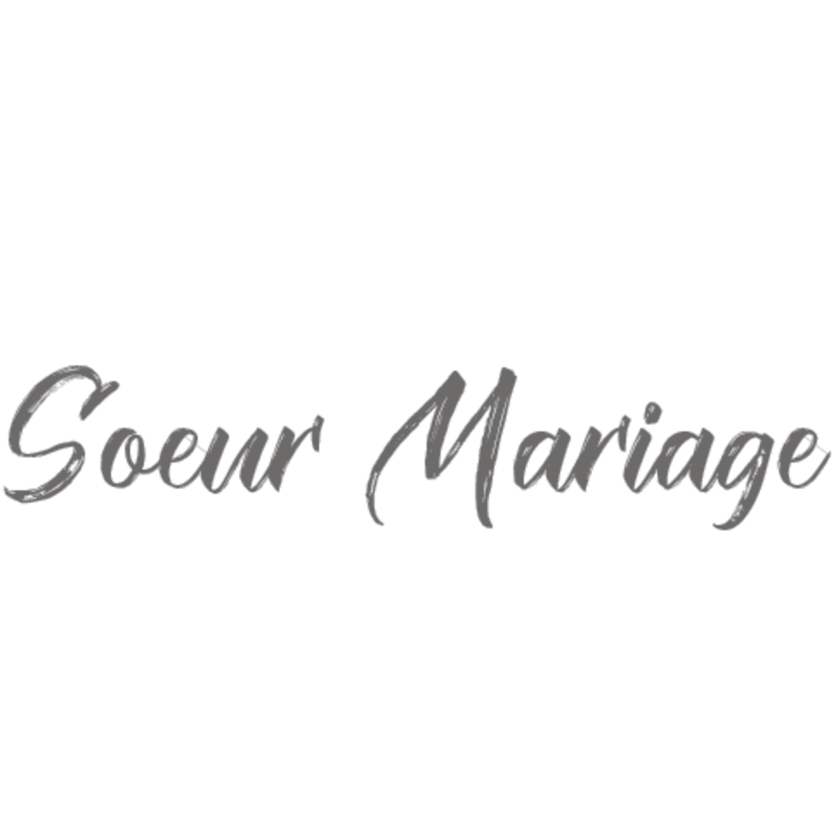 Soeur Mariage