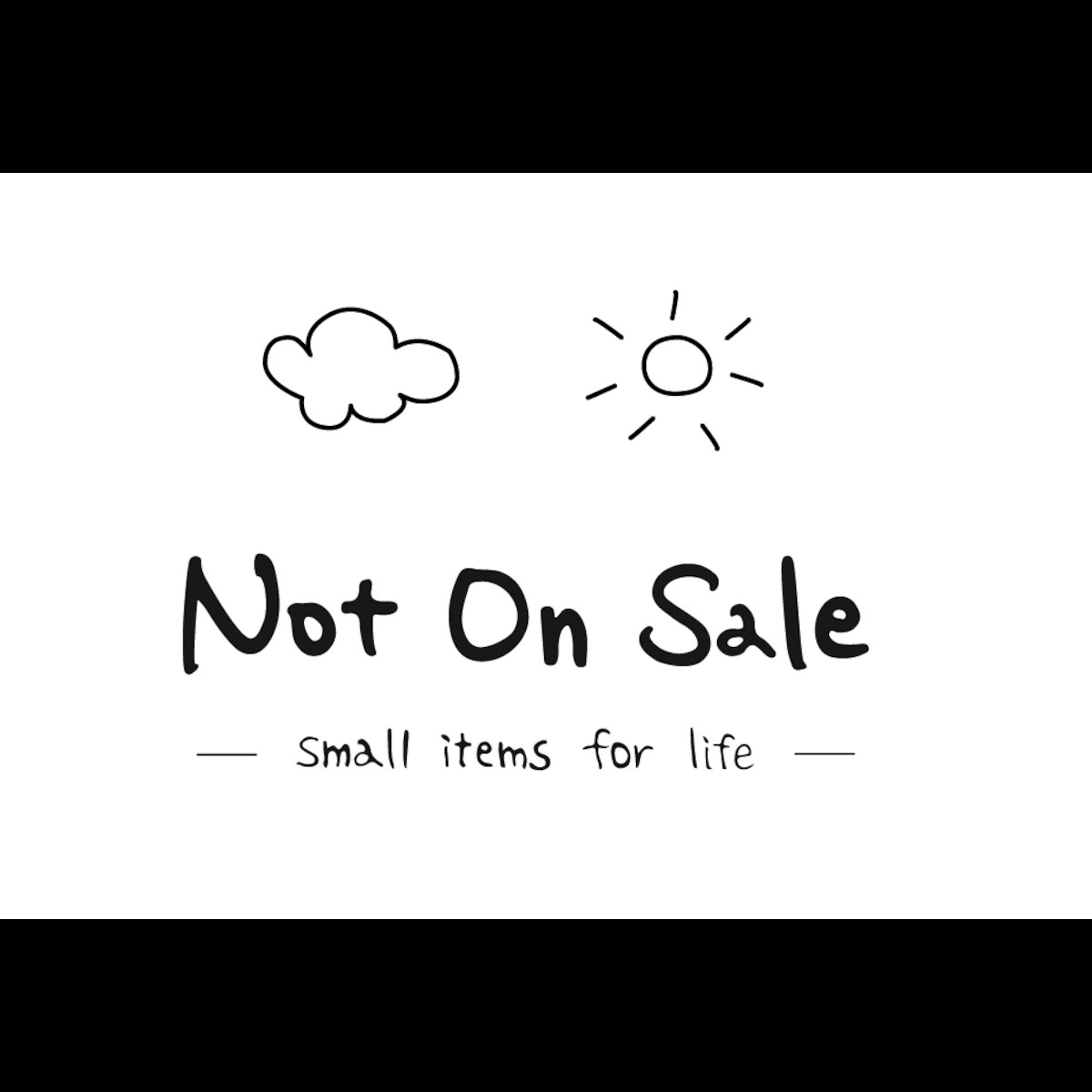 Not On Sale -small items for life-