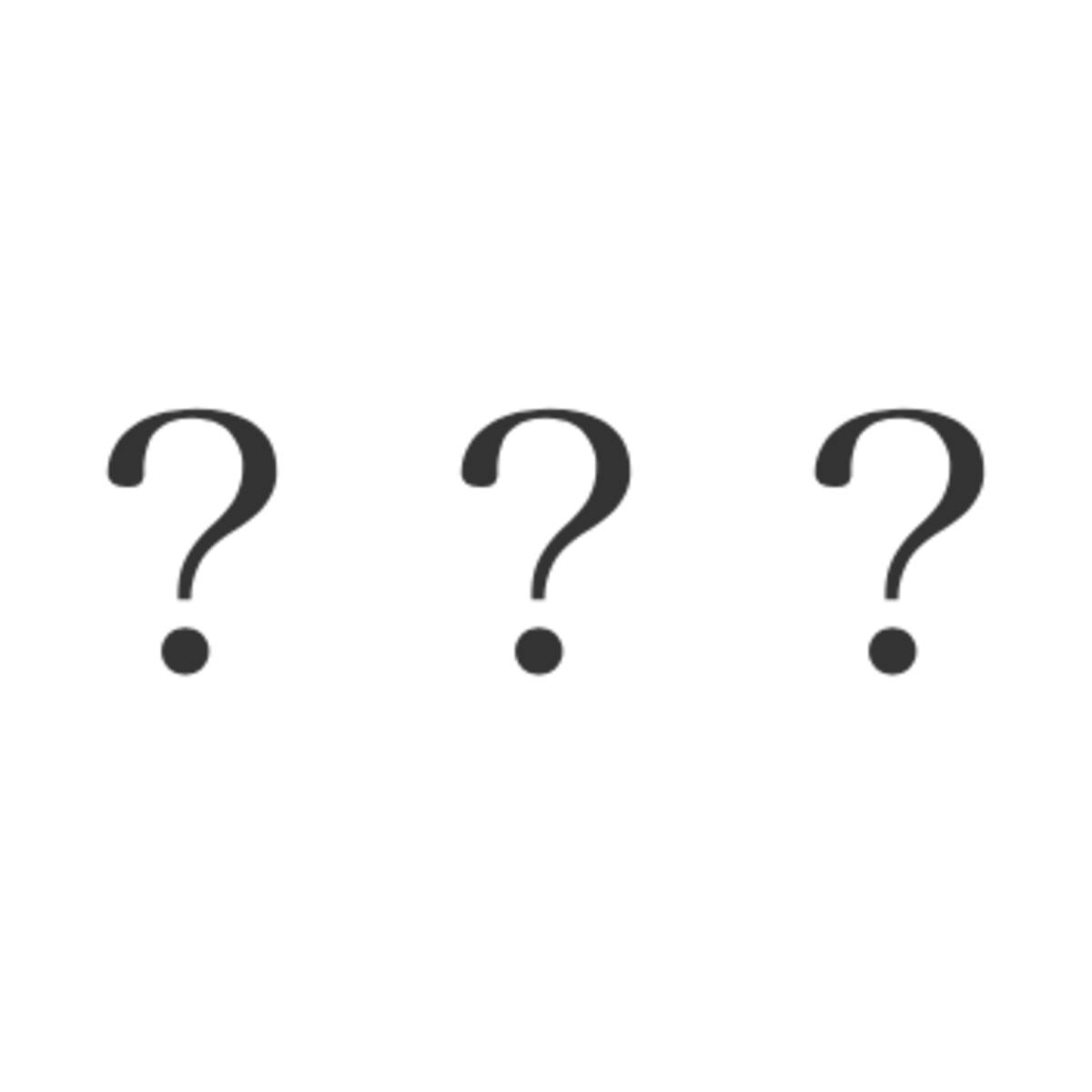 ？？question mark？？