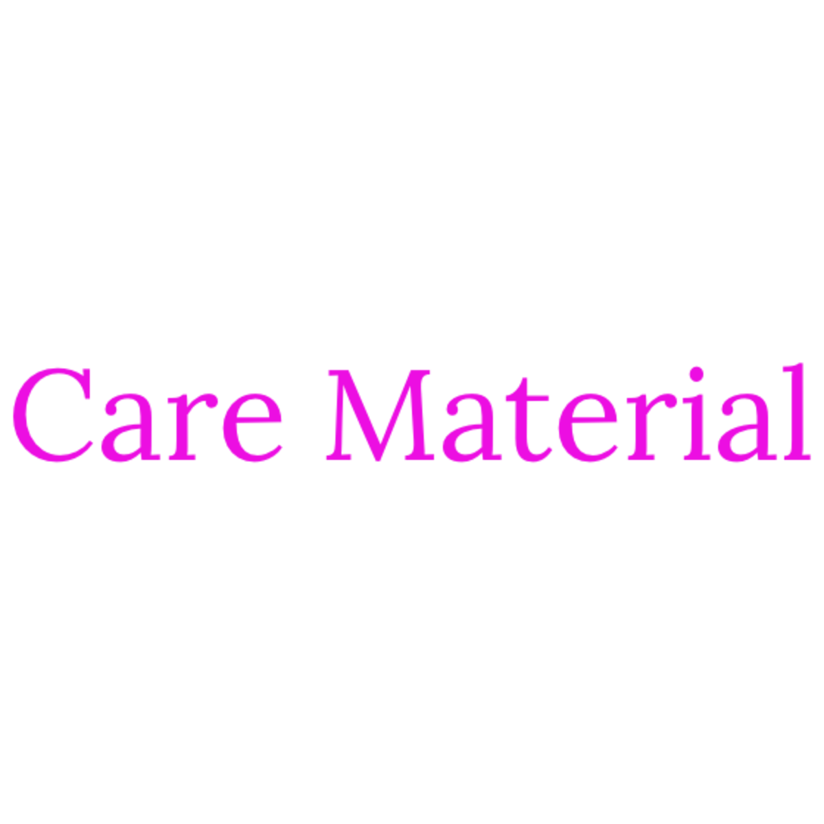 carematerial